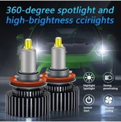 Resim Wondernest V2 Taraflı Sones Soğuk Led H1 Far Çift Beyaz Araba 6000k 6 4000lm 35w 1 Lx Soğuk Beyaz 