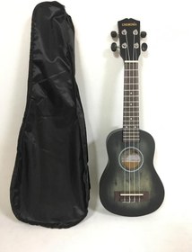 Resim Cremonia AU-HO1A-21BK Soprano Ukulele | 21 İnç Mat Siyah 