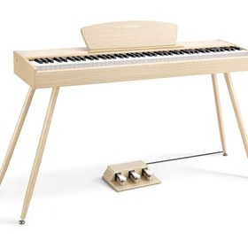 Resim Donner DDP-80 Wooden Style Dijital Piyano (Naturel Wood) 