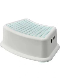 Resim Storemax Försıktıg Çocuk Basamağı, Beyaz-Turkuaz, 37X13 cm 