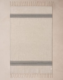 Resim Keten Peştemal Siyah, Taşıma Çantalı 