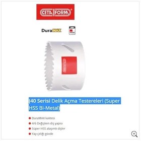Resim J40-51 Serisi Delik Açma Panç super Hss Bi-meta.ceta. 