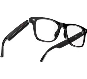 Resim E13 Akıllı Gözlük Şeffaf Cam Mavi Işık Korumalı Mikrofon Hoparlör Dokunmatik Su Geçirmez Akıllı Syaih Çerçeve Gzölük Çok Renkli 