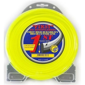 Resim First Motorlu Tırpan Misinası 3.30mm 6 Köşe 43 Metre 