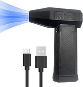 Resim rongweiwang Elektrikli Jet Fan 130000 RPM Mini Jet Blower Açık Hava Etkinlikleri İçin Güçlü Hava Üfleyici Yaprak Bahçecilik Üfleyicileri 