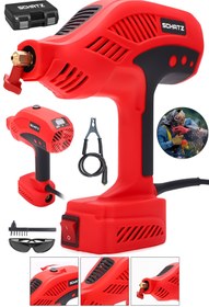 Resim Schatz 300 Amper Sjs Metal Şanzıman Çift Kart Çift Soğutmalı El Tipi Invertör Elektrot Kaynak Makinesi Krmz 
