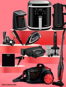 Resim GoldMaster Extra Home Set 61 Parça Avantajlı Elektronik Evlilik Paketi Elektrikli Mutfak Çeyiz Seti 