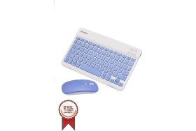 Resim Torima Kablosuz Klavye Mouse Seti TMK-04 Mor 
