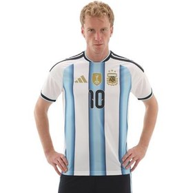 Resim adidas Afa Arjantin 26 Home Messi Erkek Forma Beyaz 