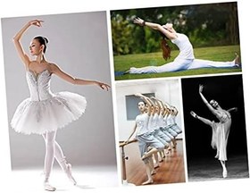 Resim 3 Kızlar Için Bale Ayakkabıları Çocuklar Bale Ayakkabıları Kız Dans Ayakkabıları Çocuk Dans Ayakkabıları Kız Bale Ayakkabıları Kızlar Yoga Ayakkabıları Dans Daireler Egzersiz 