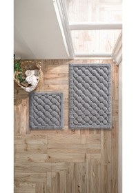 Resim Luppi Banyo Paspas Seti Gri Gri 