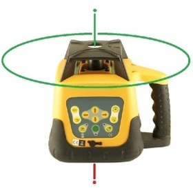 Resim FUKUDA Fre203 Yeşil Döner Lazer Seti-yatay Ve Düşey Otomatik Rotasyon Lazerli Nivo Seti 