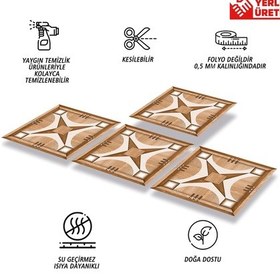 Resim Tink Kendinden Yapışkanlı Ahşap 011 Desenli Pvc Karo 30x30 Cm 