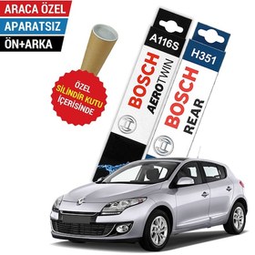 Resim Renault Megane 3 Ön Arka Silecek 2009-2015 Bosch Aerotwin 