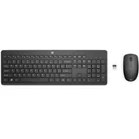 Resim Hp 18H24AA Kablosuz Klavye-Mouse Set 230 - Siyah 