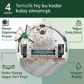 Resim Irobot Roomba 105 Combo Robot Süpürge ve Paspas Siyah 