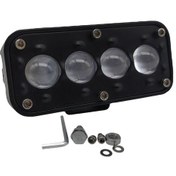 Resim Offroad Sis Lambası Beyaz-sarı Gündüz Ledi Kırmızı / Lass383 