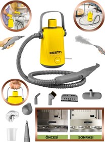 Resim Eisenn Alman 1000 W Yellow Series Profesyonel Buharlı Temizleyici Buharlı Temizlik Makinesi 3 Bar 
