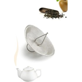 Resim Paslanmaz Demlik Süzgeç Seti, 6 Adet, Kolay Takıp Çıkarılır, Dayanıklı ve Şık Tasarım 