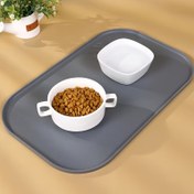 Resim Premium Silikon Pet Besleme Matı - Yumuşak, Kolay Temizlenebilir, Kaymaz Kare Placemat Kediler ve Köpekler için - Gri, Kahve, Siyah Renklerde Mevcut - Yemek Zamanı Deneyimi Geliştirir, Pet Besleme Matı | Kare Placemat | Dayanıklı Besleme Matı, Kedi Besleme Matları 