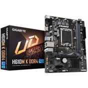 Resim GIGABYTE H610M-K DDR4 3200MHZ 1XHDMI 1XM.2 USB 3.2 MATX 1700P (12. \u002F 13. VE 14. NESİL İŞLEMCİ UYUMLU) 