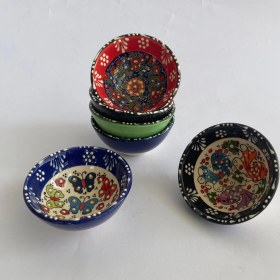 Resim Rgs Çini Seramik 6'lı Çerezlik ve Sosluk 