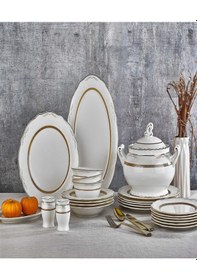 Resim Aryıldız Royal Queen Beylerbeyi 60 Parça Porselen Yemek Takımı 60 