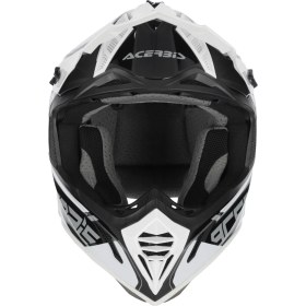 Resim Acerbis X-Track 22-06 Kask Siyah Beyaz 