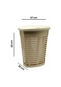 Resim Primanovaa Kirli Çamaşır Sepeti - 50 Lt Çok Renkli 