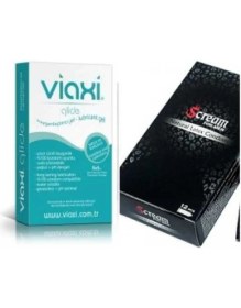 Resim Viaxi Glide Su Bazlı Naturel Jel 5x5 Ml + Prezervatif 