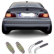 Resim BMW E46 BEYAZ LED PLAKA AYDINLATMA AMPUL SETİ 