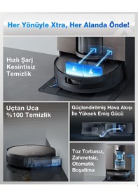 Resim Ecovacs Deebot X11 OmniCyclone Toz Torbasız Robot Süpürge ve Paspas 