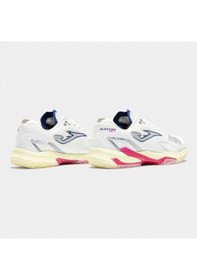 Resim Joma Tecls2602c Electric Lady Toprak Kort Kadın Tenis Ayakkabısı - Beyaz/pembe 
