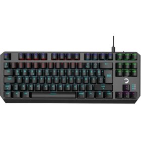 Resim Gamepower Overlord Blue Switch 88 Tuşlu Compact Mekanik Oyuncu Klavye 