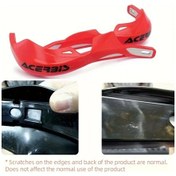 Resim Cloudstore Kırmızı Acerbi Motosiklet El Koruyucu Dayanıklı Pvc Ergonomik Tüm Motosiklet Atv 