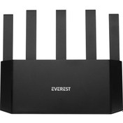 Resim Everest Ewr-x3000-v1, 3000mbps, Dualband, Wifi 6, 4port, 1port Wan, Masaüstü, Wısp, Repeater, Router 