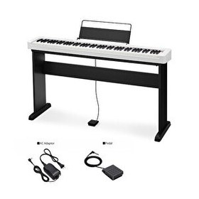 Resim Casio CDP-S110WE 88 Tuşlu Dijital Piyano - CS46 Sehpa 