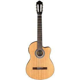 Resim Kozmos IC-100CE NAT Matt Elektro Klasik Gitar 