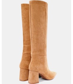 Resim Lopez Kadın Camel Sivri Burun Kalın Topuklu Çizme Camel 