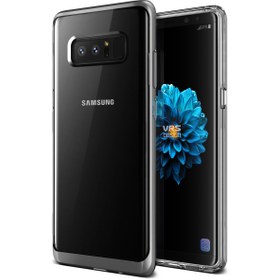 Resim VRS Galaxy Note 8 Crystal Bumper Kılıf Light Silver 