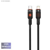 Resim NT-DC33 30W Plastik 10 Cm Type-C To Lightning Şarj ve Data Kablo 