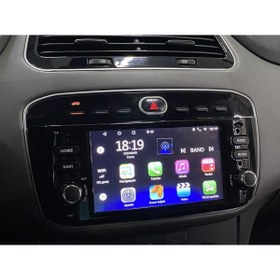 Resim woodhub FİAT PUNTO EVO Uyumlu KABLOSUZ CARPLAY 7İNÇ ANDROİD MULTİMEDYA EKRAN 