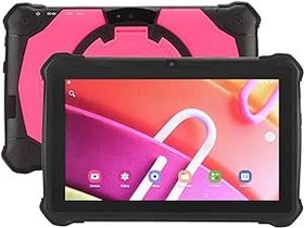 Resim Çocuklar Tablet, Android 10 Için 5000 Mah Pil Çocuklar Için Akıllı Tablet 2.4G 5G Ev Için WIFI (Pembe) 