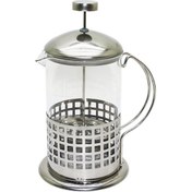 Resim French Press 800ml Cam Bitki Süzgeçi Metal Kafes - Kapak 5224 