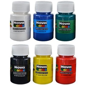 Resim Nova Color Akrilik Boya 6 Renk 30 CC NC-180 