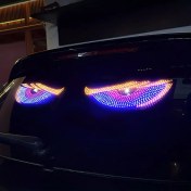 Resim 2 adet LED Şeytan Gözü Araba Arka Görüş Aynası Işıkları, USB Güçlü, 11 Mod, Serin ve Şık Araç Atmosfer Lambaları, Kırmızı, Mavi, Yeşil, Sarı, Pembe ve Turuncu Acenteler, Arabalar, Kamyonlar, SUV'lar ve Daha Fazlası için Evrensel Uyumluluk, Evrensel Araba Dekoru: Şık LED Şeytan Gözleri, USB Güçlü Aydınlatma, Araba Dekorasyon Aksesuarları | Kenar Aydınlatma Tasarımı | Dekoratif LED Işıklar, Pilsiz 