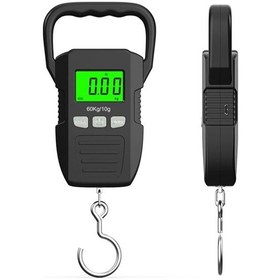 Resim Fortunelane 60kg Yüksek Hassasiyetli Taşınabilir Elektronik Kanca Terazi - Lcd Ekranlı, Usb Şarjlı, 5 Birim Dönüştürücü, 1.5m Çub 