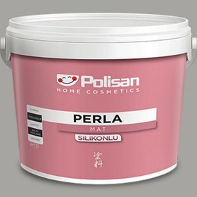 Resim Polisan 4484 - Karizmatik Gri - Cİ-7623 12,5 Litre Perla Mat Silikonlu İç Cephe Boyası (28800012010) 