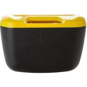 Resim Sarı Dayanıklı Çöp Kutusu Çıkarılabilir Kancalar Enkaz Tutucu Araç Araç İçin Hafif Çöp Kutusu Sarı 