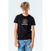 Resim Linkin Park Logo Baskılı Unisex Çocuk Siyah Tshirt 